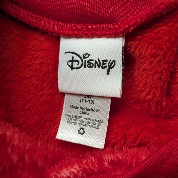 Disney Winnie the Pooh Christmas Holiday LS top size XL red yellow green - Picture 6 of 10